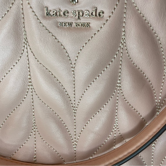 Kate Spade Brier Lane Pink Quilted Leather Shoulder Bag. - Picture 7 of 14